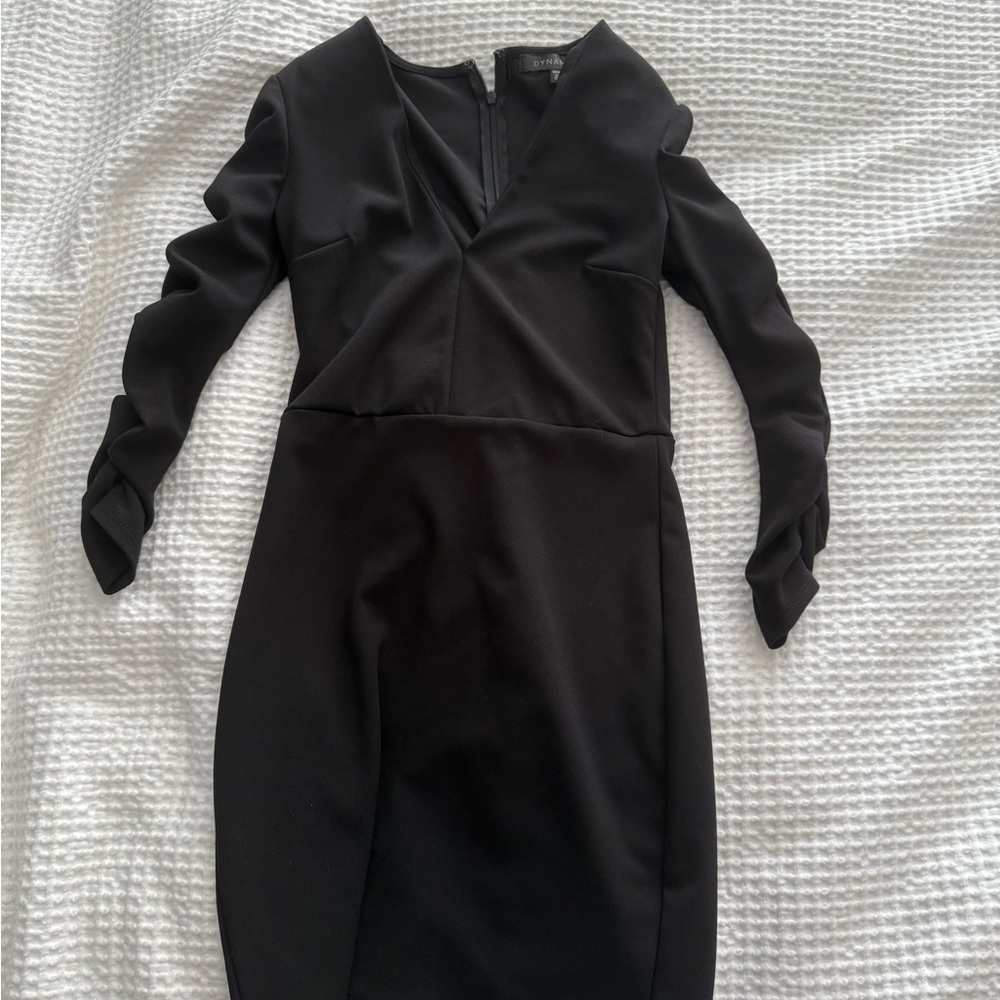 Dynamite Black Long Sleeve Dress